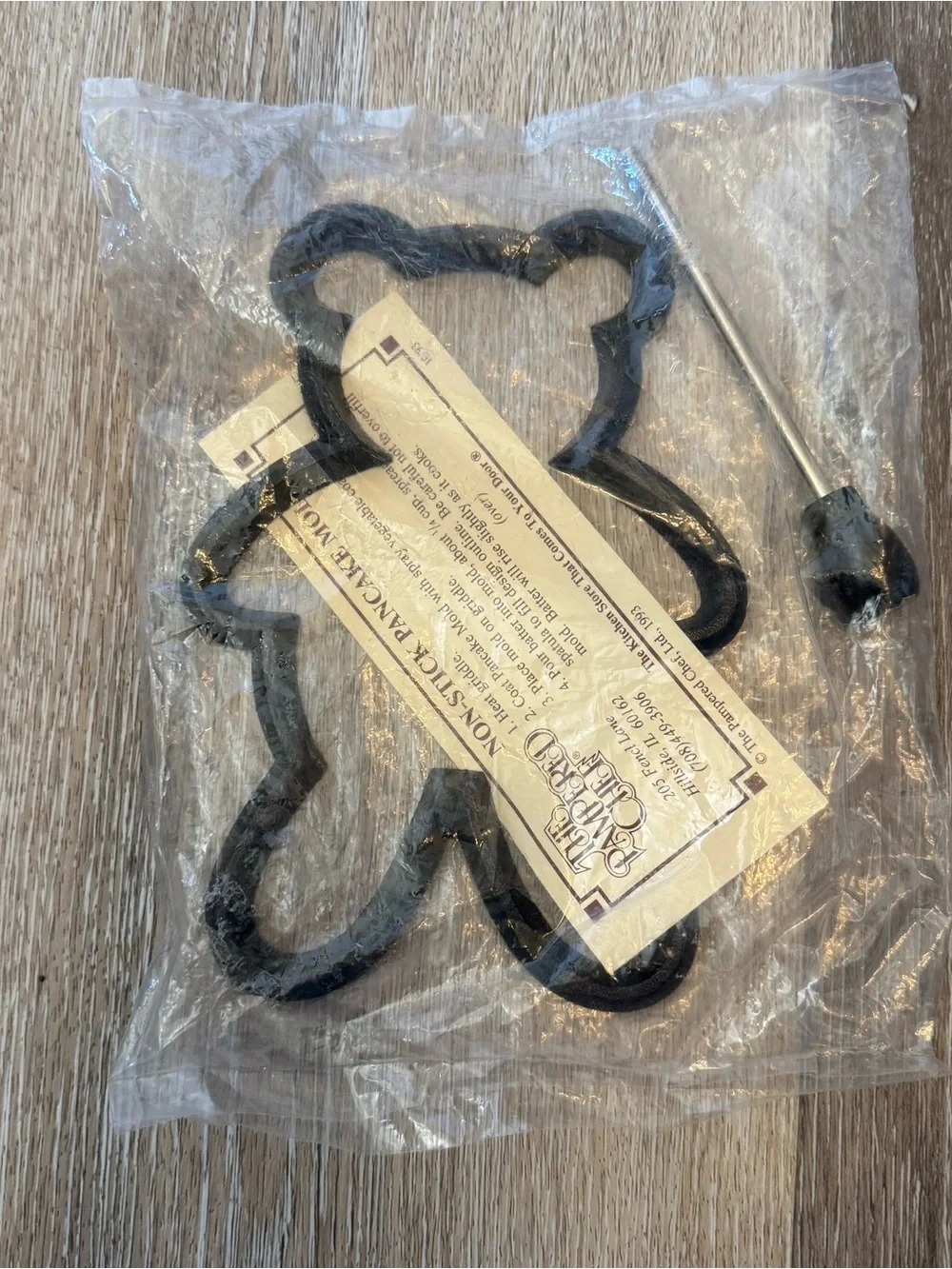 New Pampered Chef Non-Stick Bear/Rabbit Pancake Mold 6